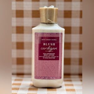 NEW B&BW Blush Cardigan body lotion with coconut oil 8 oz